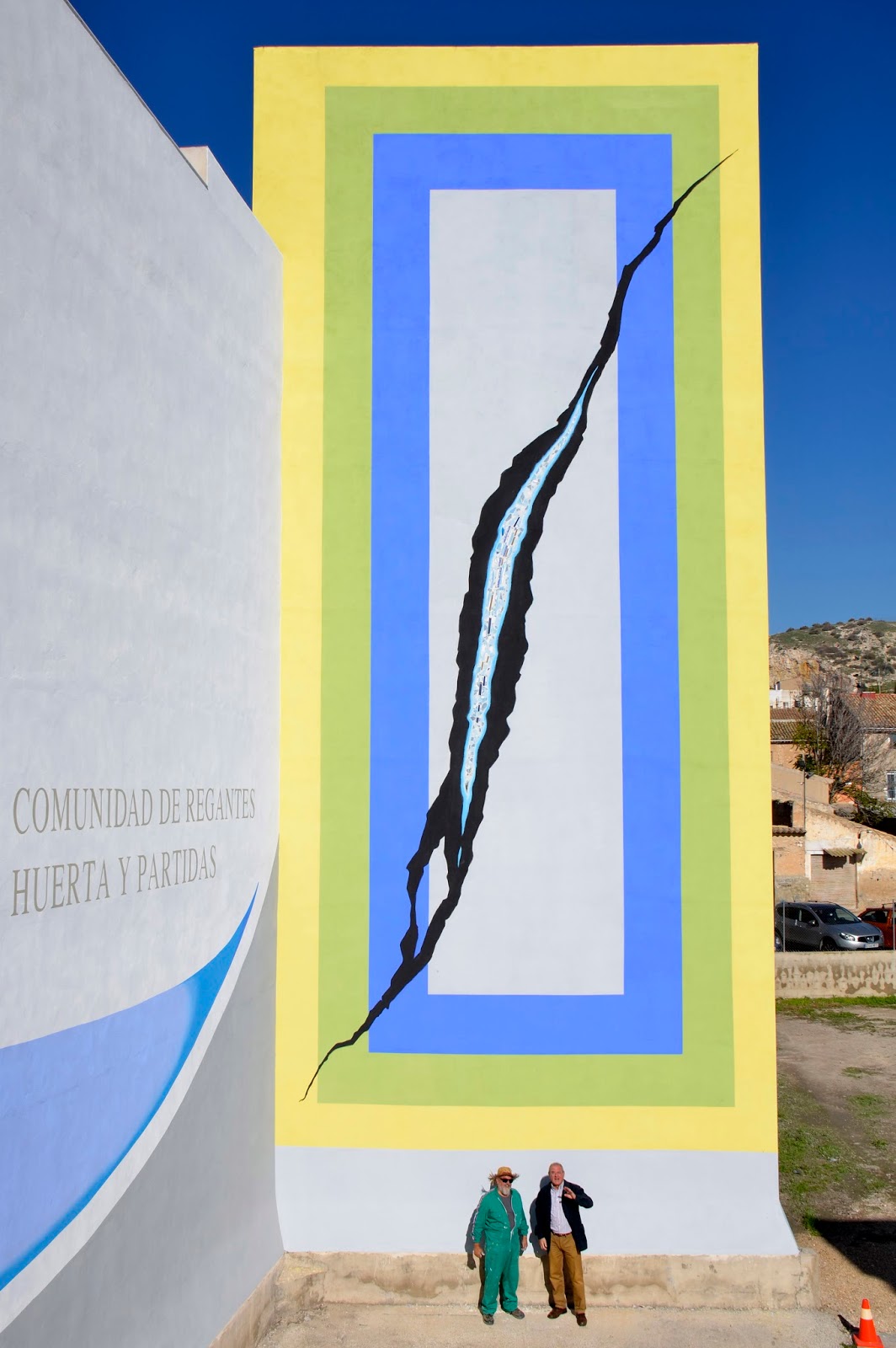 Detalle del primer panel — bodegón de la huerta
