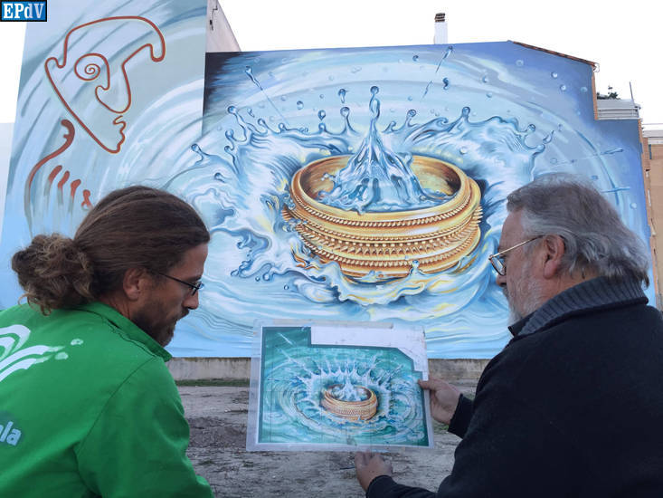 Mural de la Huerta — detalle