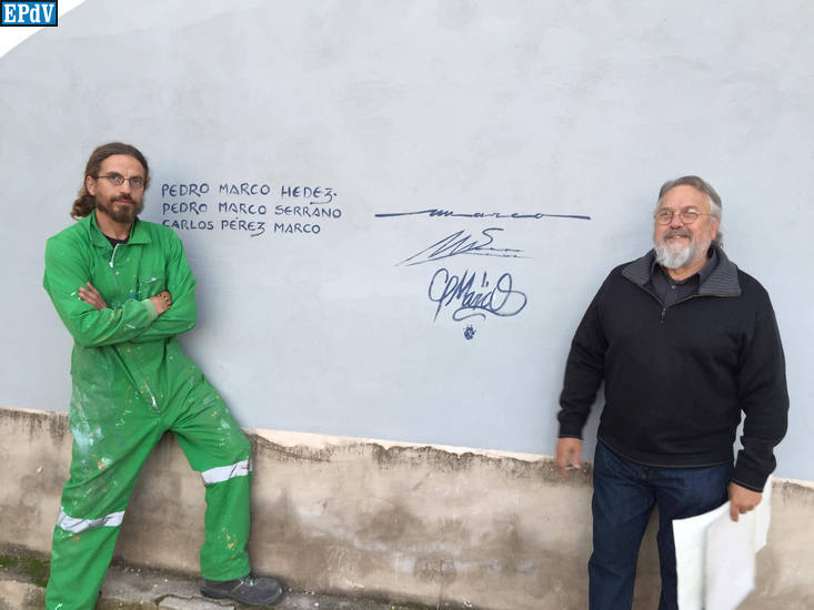 Mural de la Huerta — panorámica lateral