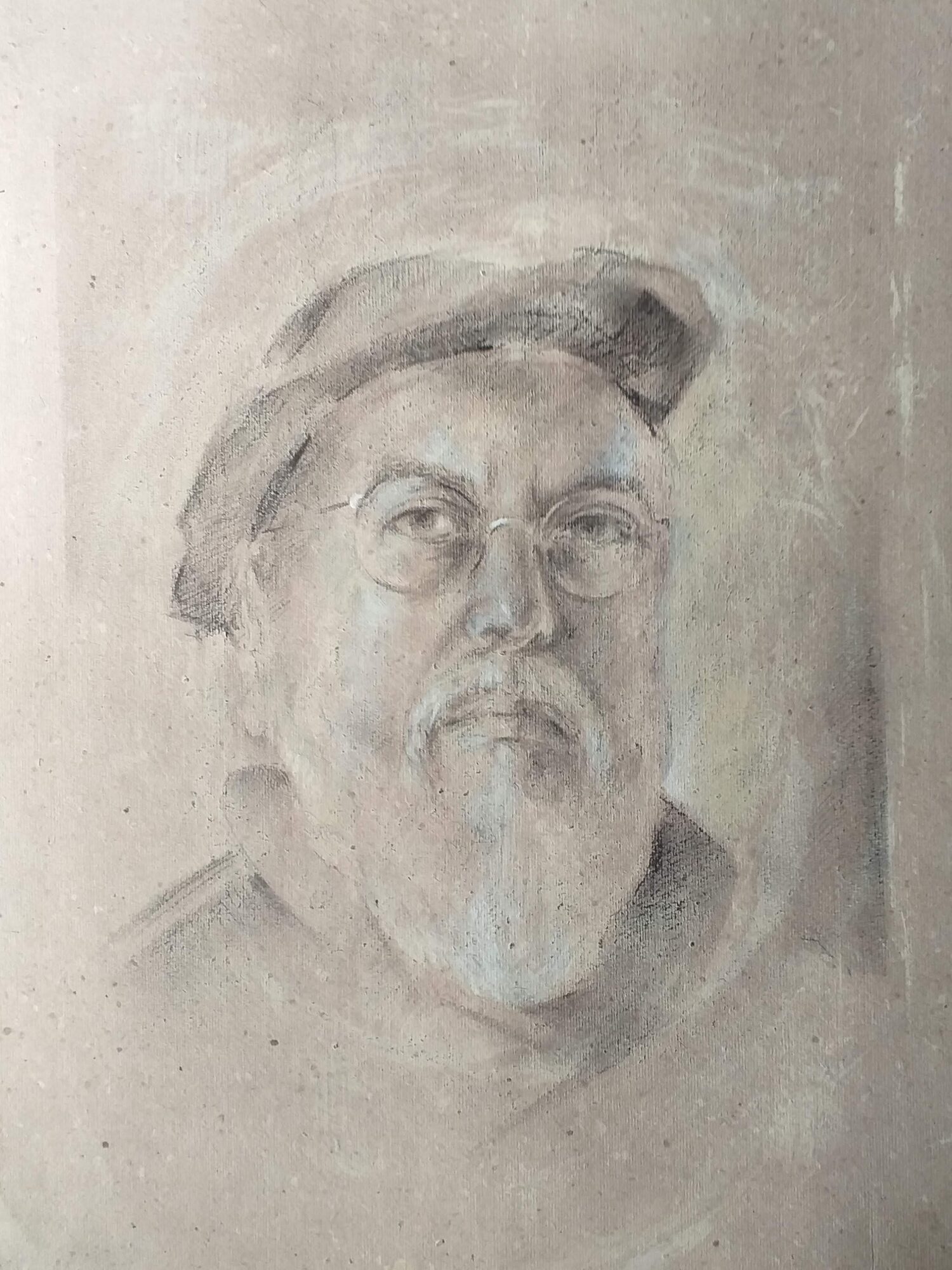 Autorretrato con boina
